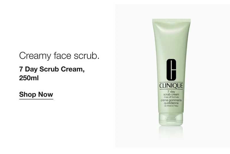 Creamy face scrub. | 7 Day Scrub Cream, 250ml | Shop Now