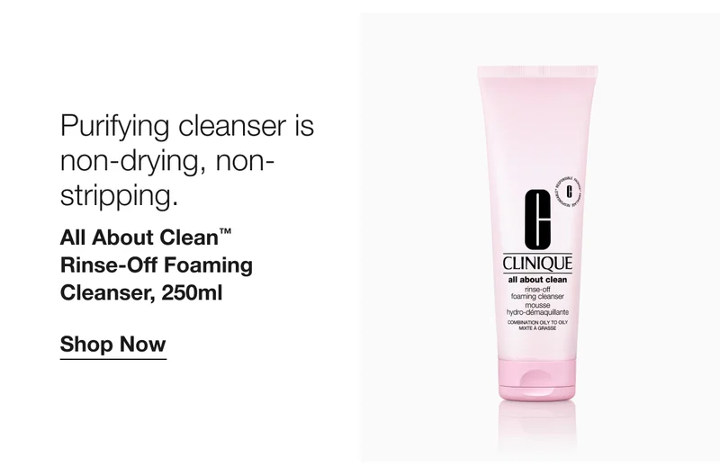 Purifying cleanser is non-drying, non-stripping. | All About Clean™ Rinse-Off Foaming Cleanser, 250ml | Shop Now