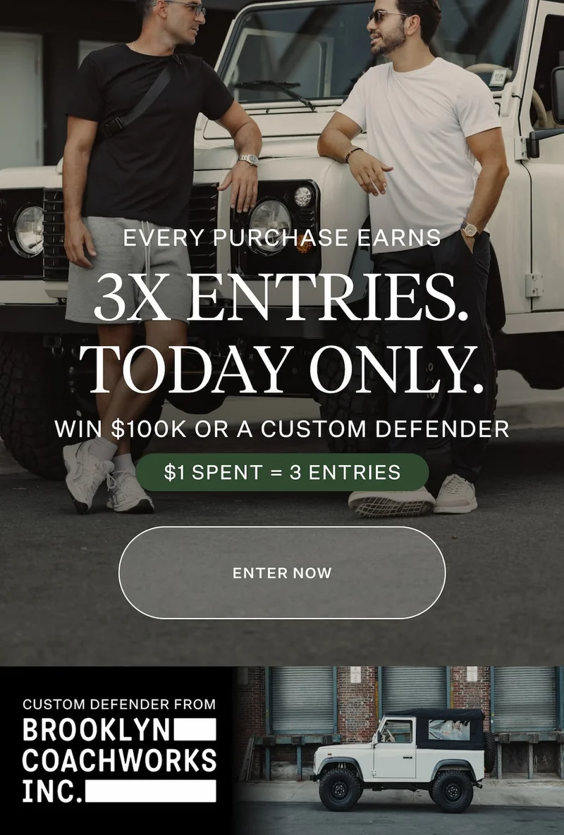 Win $100K or a custom Defender
