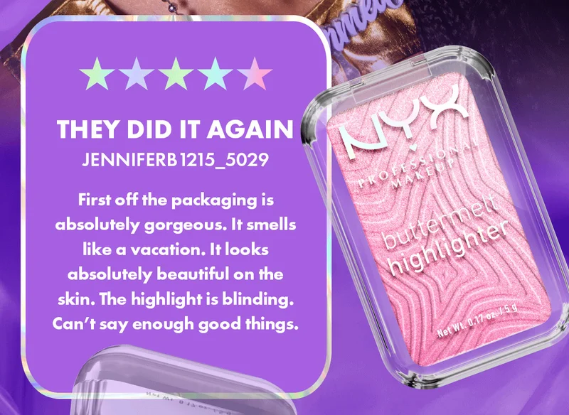 It smells like a vacation. It looks absolutely beautiful on the skin.