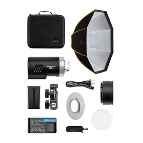 Flashpoint XPLOR 300 Pro TTL R2 Monolight, Bundle with ParaSnap Octa 36" Softbox and Speedring