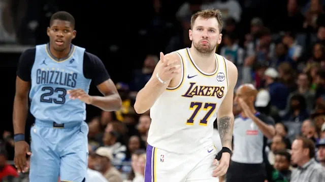 Luka Doncic returns, picks up right where he left off dropping 44 on Grizzlies in Lakers win