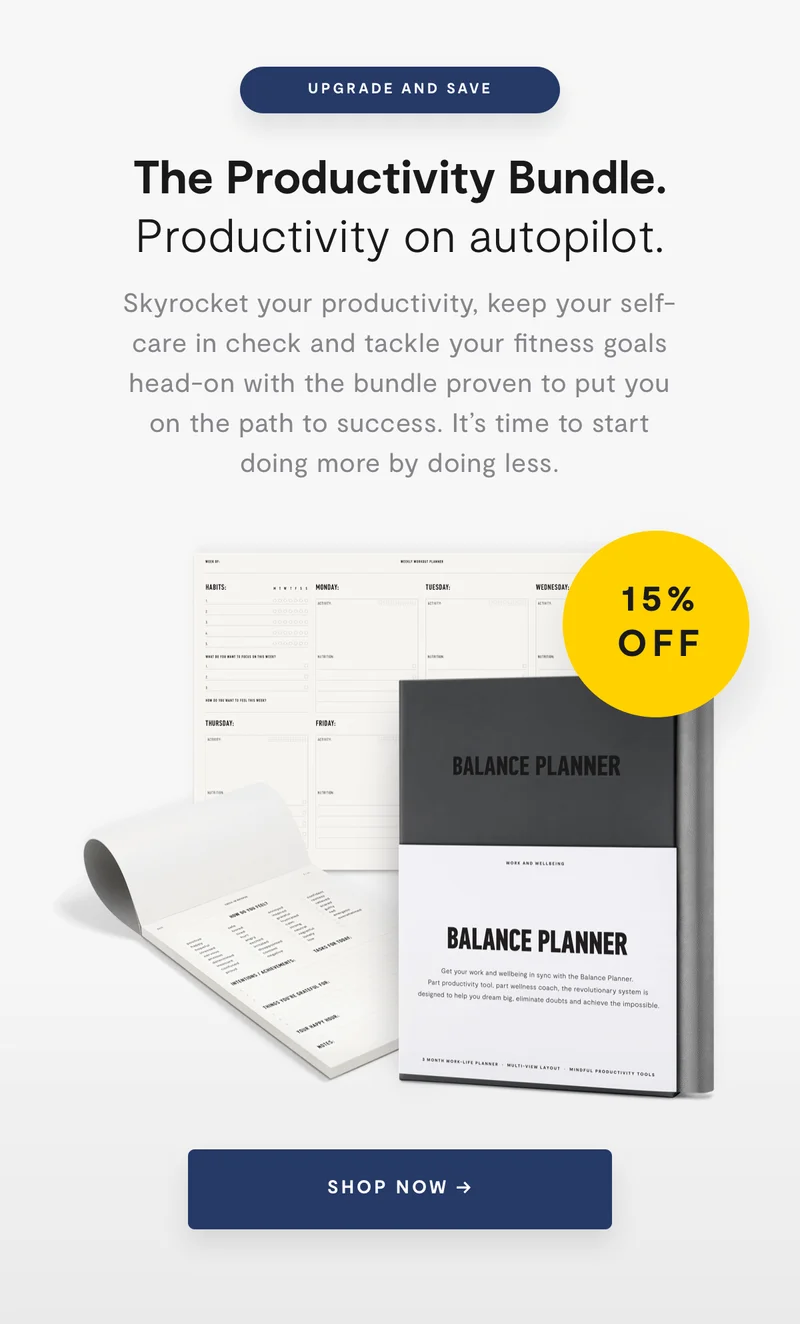 15% Off The Productivity Bundle
