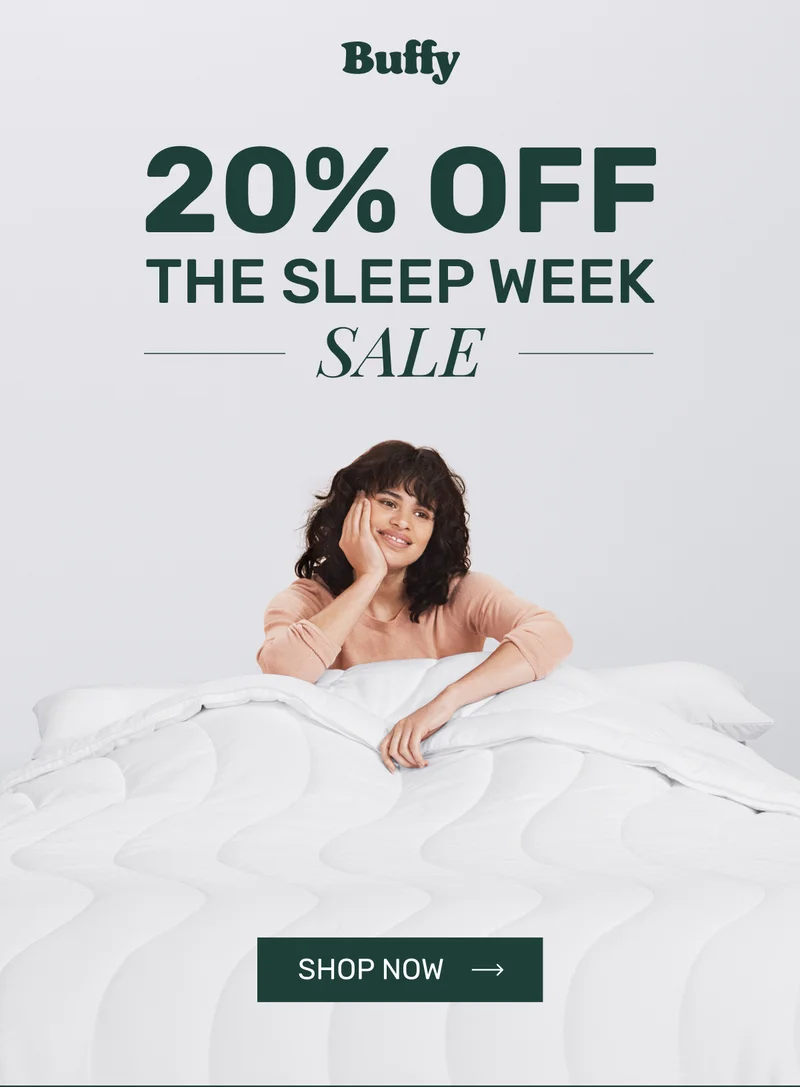 20% OFF THE SLEEP WEEK SALE