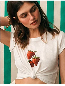 Strawberry tee
