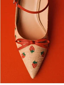 Strawberry shoe