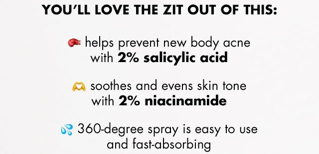 helps prevent new body acne