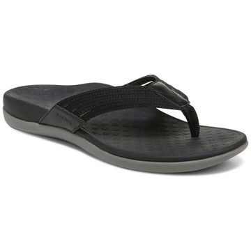 Vionic Suede Thong Sandals - Tide Fallyn