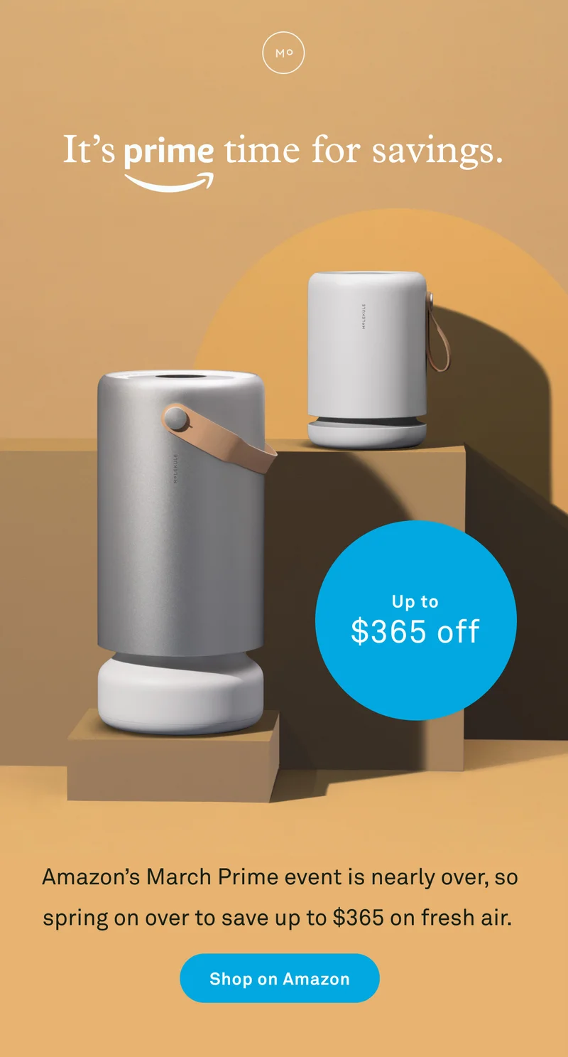 It's prime time for savings - Only on Amazon