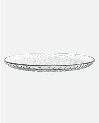 Clear Syksy Plates, set of 2 Clear Syksy Plates, set of 2