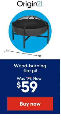 Origin21. Wood-burning fire pit, Was $79, Now $59.