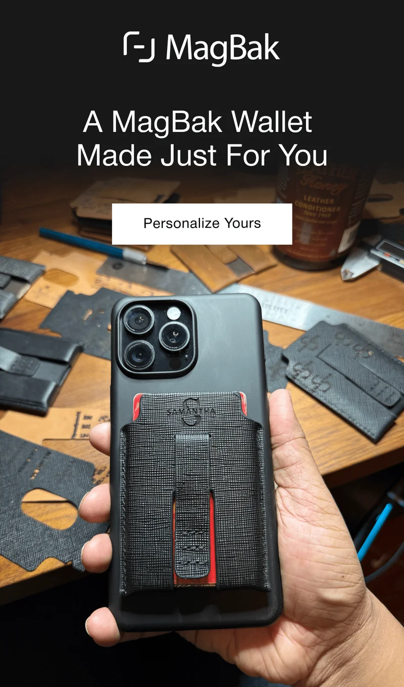 A MagBak Wallet Made Just For You - personalize yours