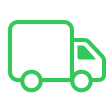 Fast free delivery icon