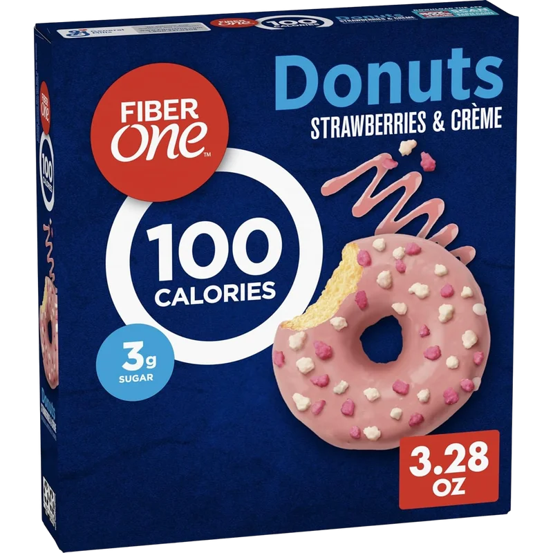 Image of Fiber One Donuts - Strawberries & Creme