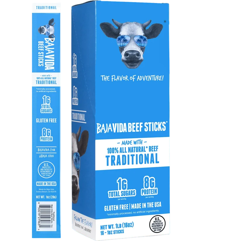 Image of Baja Vida 100% All-Natural Beef Sticks