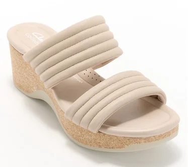Clarks Collection Leather Wedges Chelseah Path