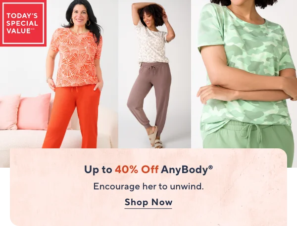 Up to 40% Off AnyBody