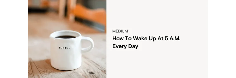 How To Wake Up at 5 A.M. Every Day