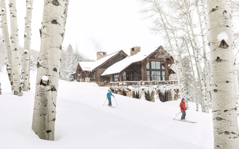 Skiers hit the slopes in Beaver Creek, Colorado.