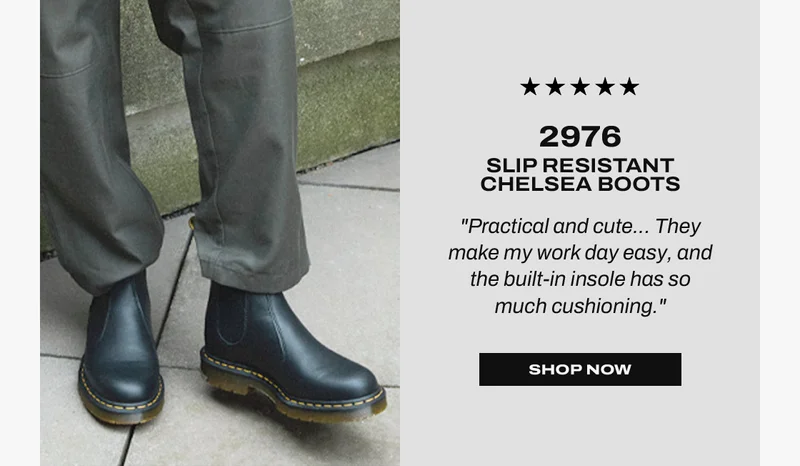 2976 Slip Resistant Leather Chelsea Boots