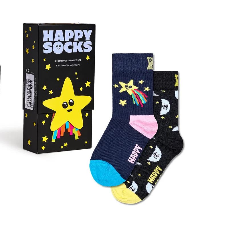 Kids 2-Pack Shooting Star Socks Gift Set