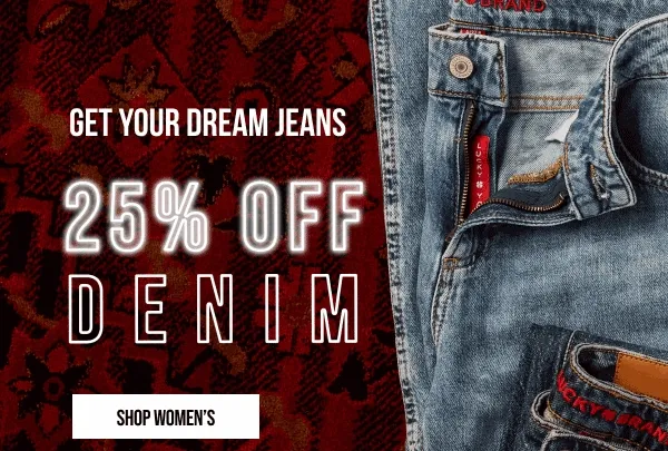 25% off denim Shop Women's