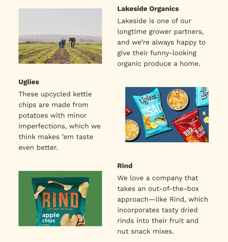 Lakeside Organics, Uglies, Rind