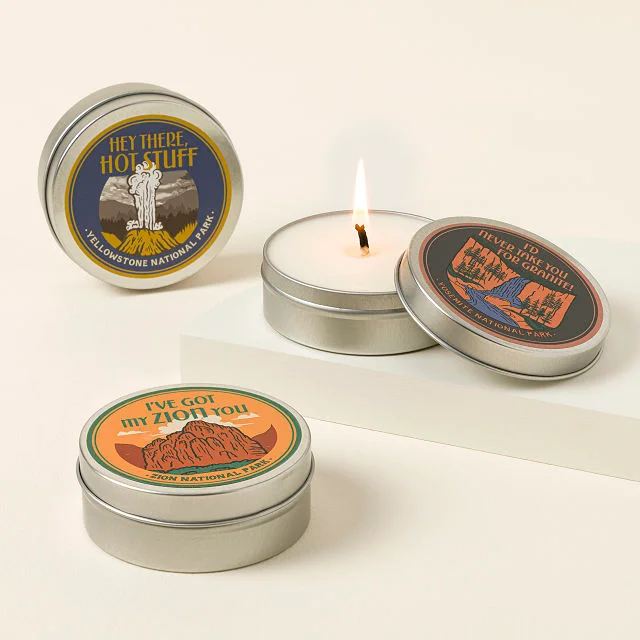 National Park Love Candle