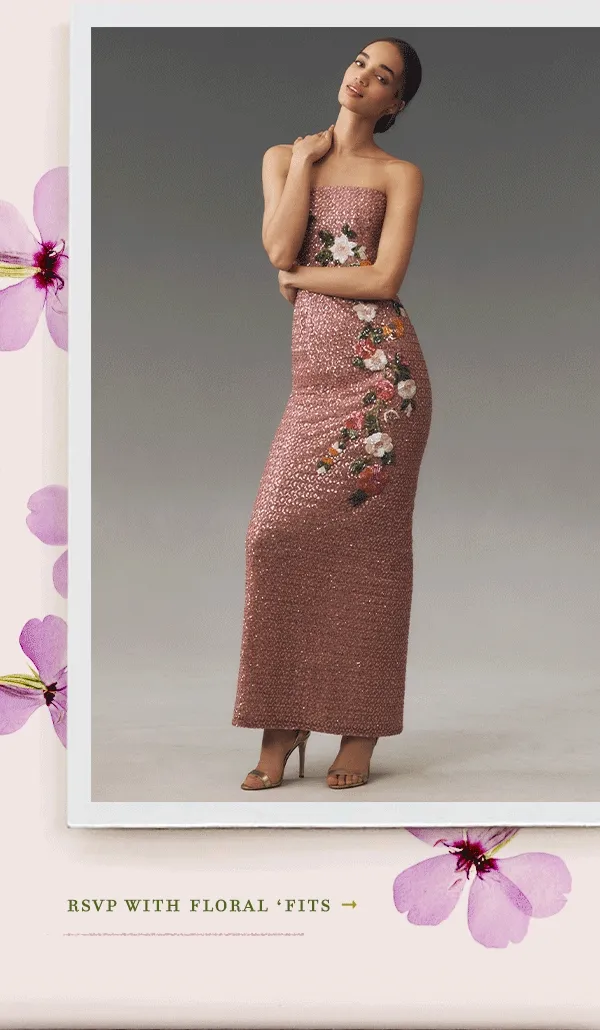 RSVP with floral 'fits
