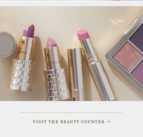 Visit the beauty counter