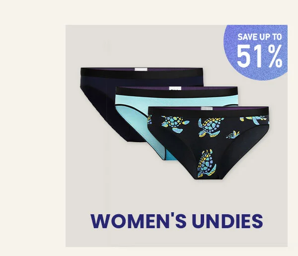 Save up to 51% | Women's Undies