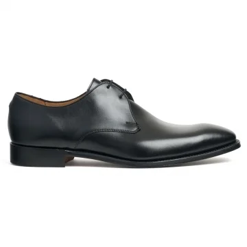 Liverpool III Derby in Black Calf Leather