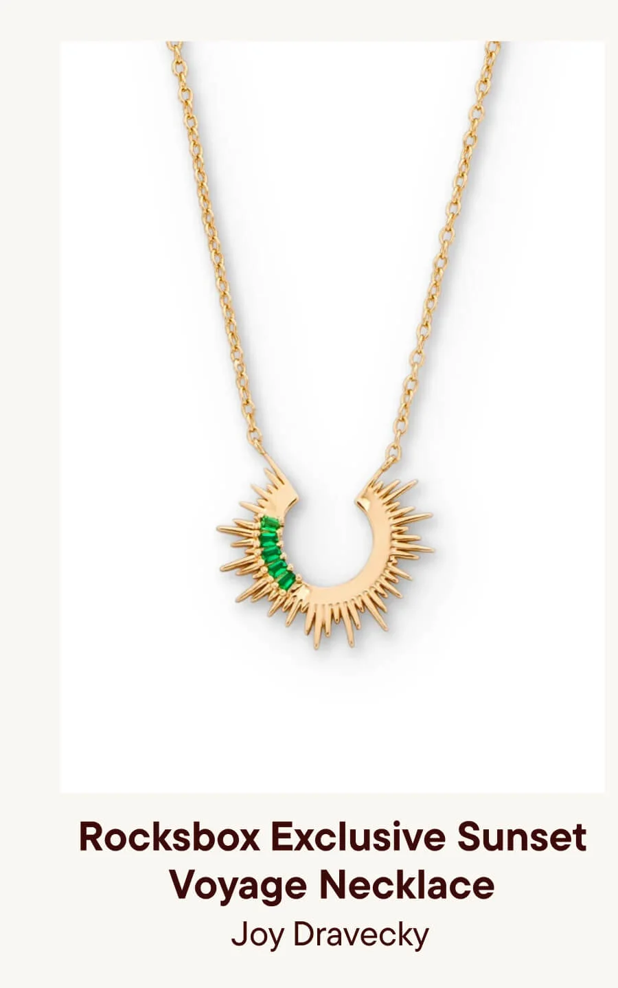 Rocksbox Exclusive Sunset Voyage Necklace