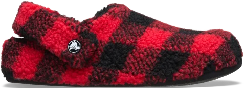 Shop The Classic Buff Check Cozzzy Slipper in Varsity Red/Black