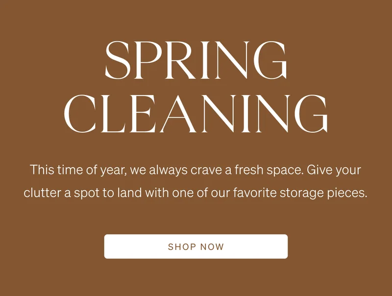 Shop Spring Cleaning