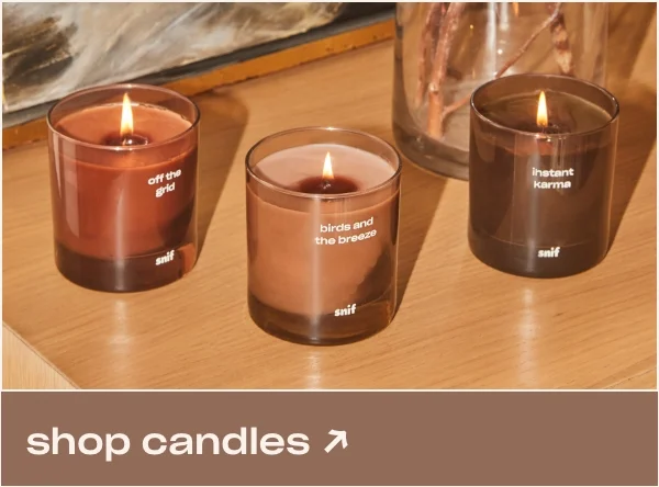 Shop candles.