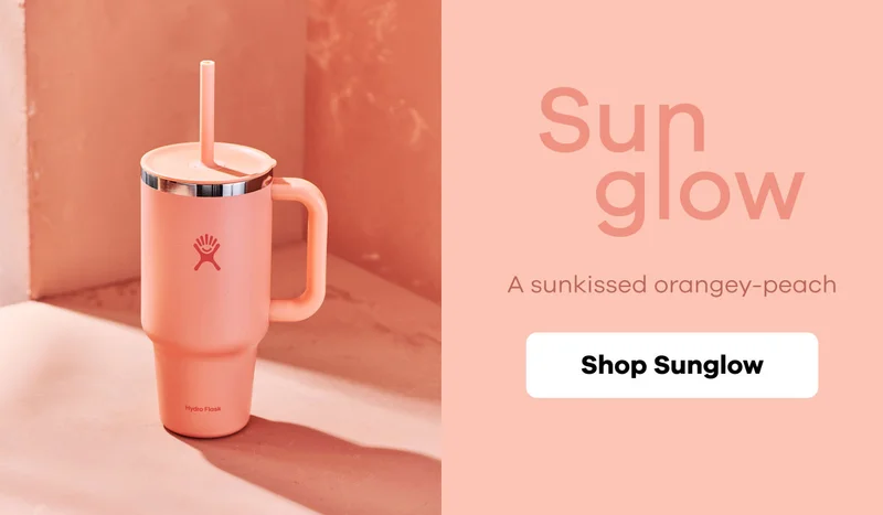 Sunglow. A sunskissed orangey-peach | Shop Sunglow