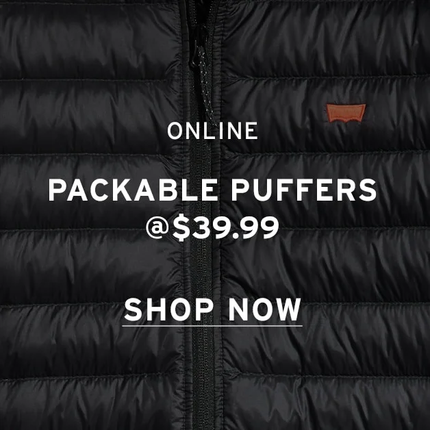 SHOP PACKABLE PUFFERS
