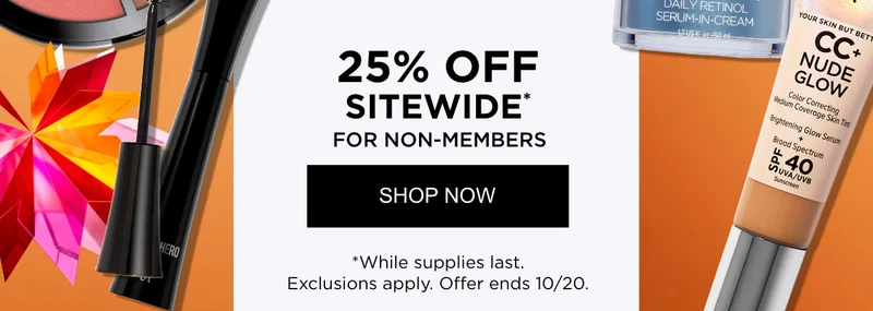 25% off sitewide for non-members