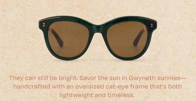 Gwyneth Handcrafted Sunglasses