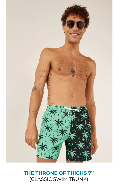 Classic Swim Trunk: The Throne of Thighs 7"