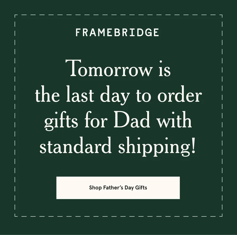 Tomorrow is the last day to order gifts for Dad with standard shipping!