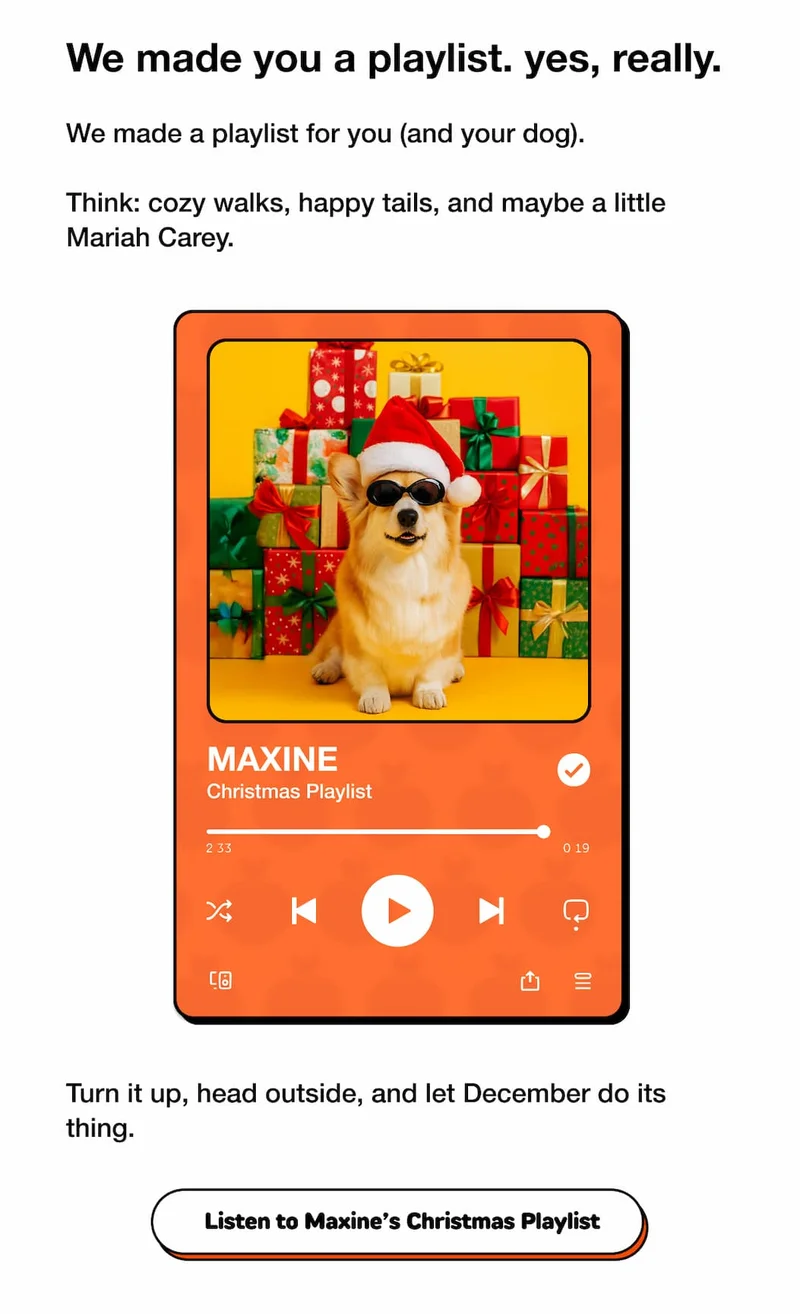 We made you a playlist. yes, really.
