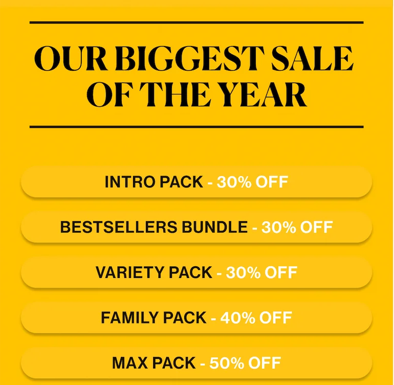 Our Biggest Sale Of The year