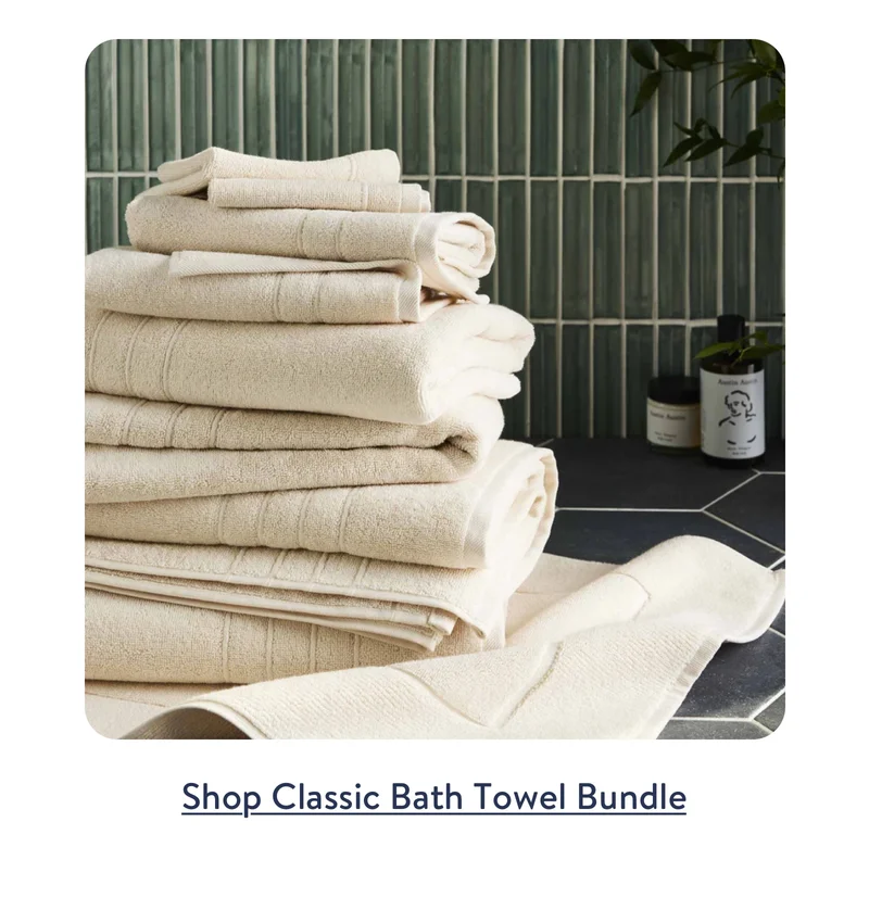 Classic bath towel bundle