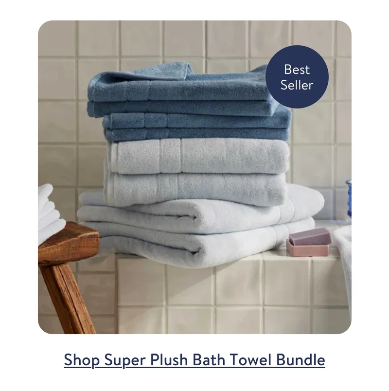 Super Plush Bath Towel  Bundle
