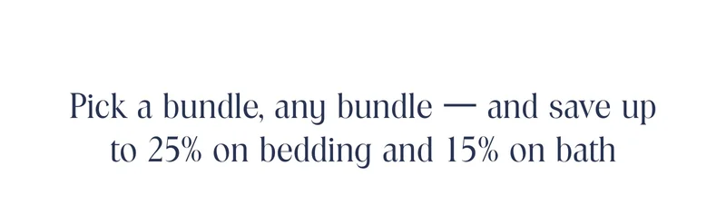 Pick a bundle, any bundle