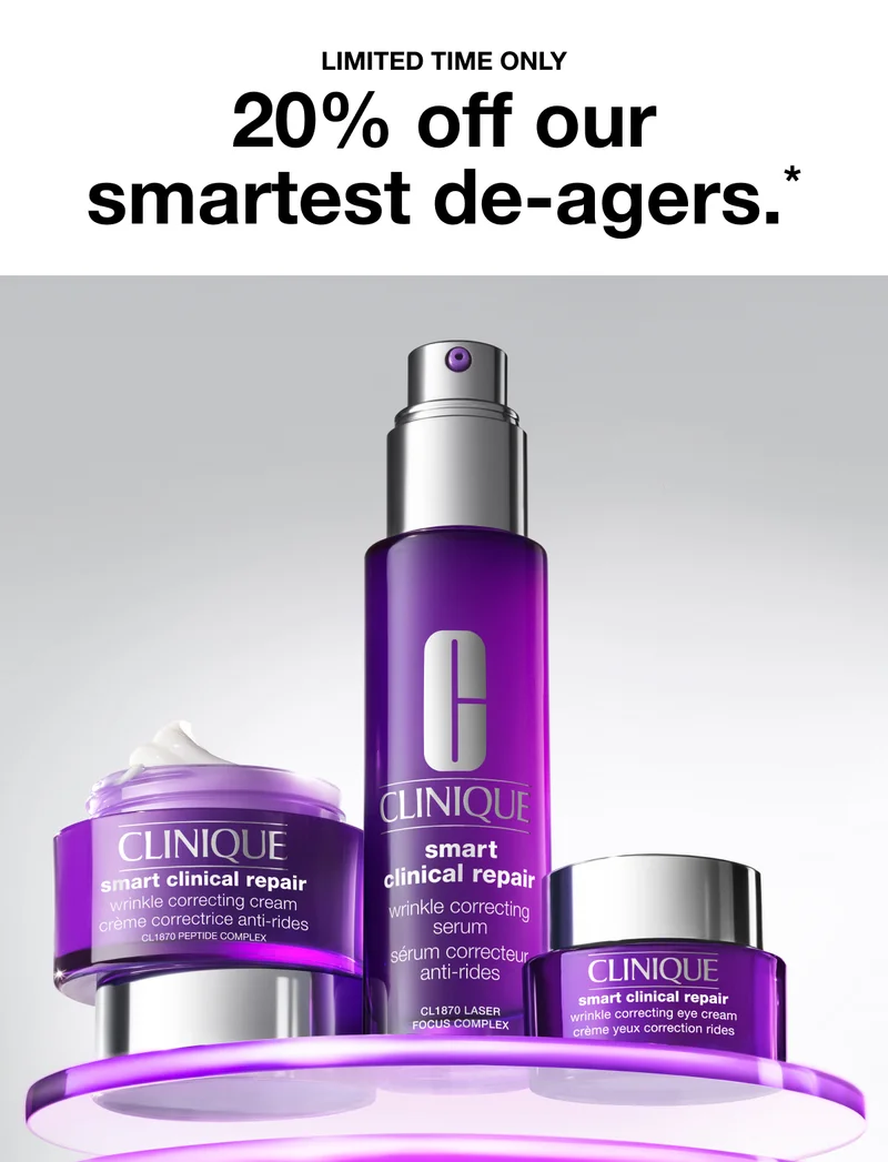 LIMITED TIME ONLY | 20% off our smartest de-agers.*