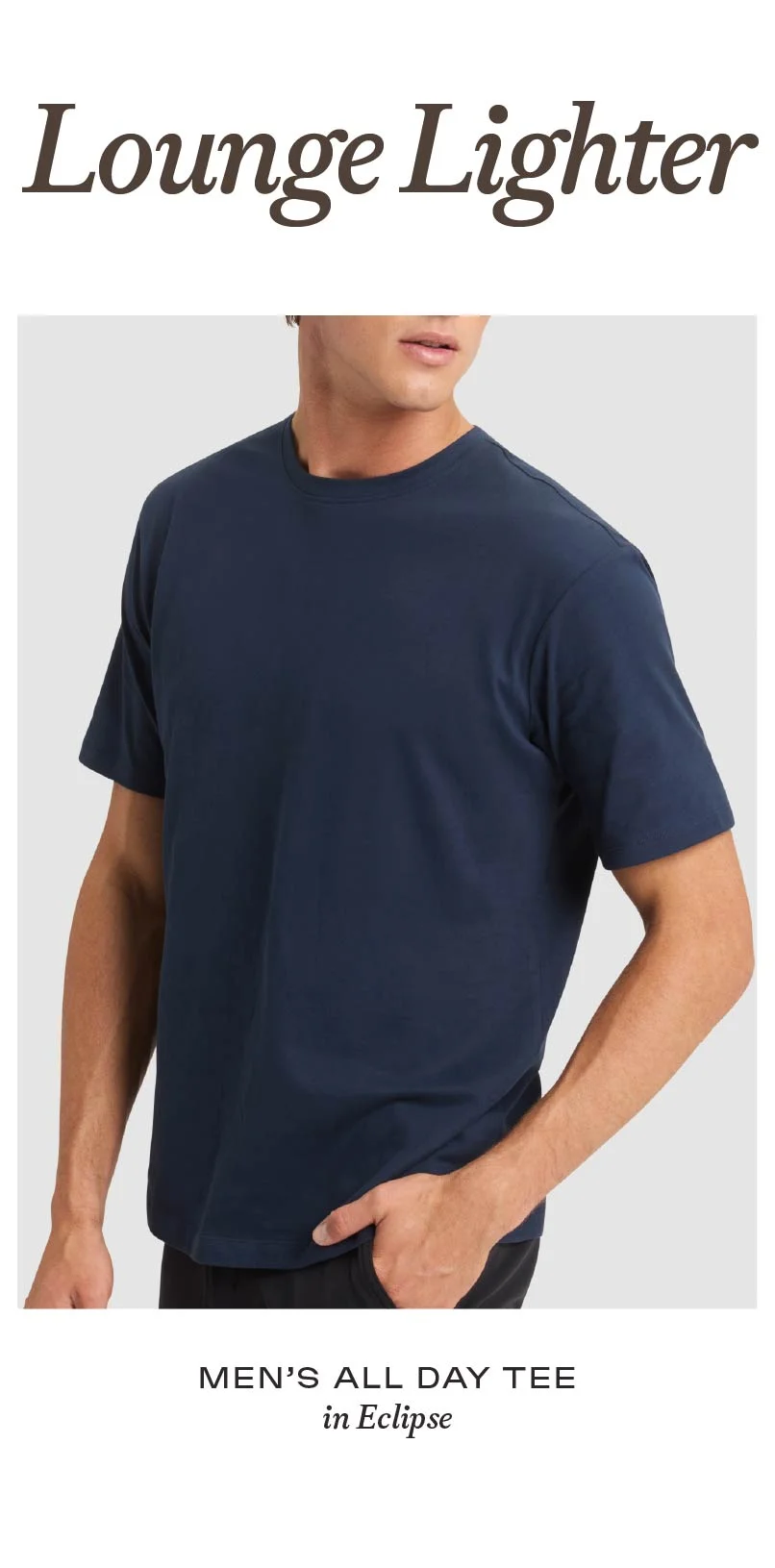 Men's All Day Tee in Eclipse Men's All Day Tee in Eclipse