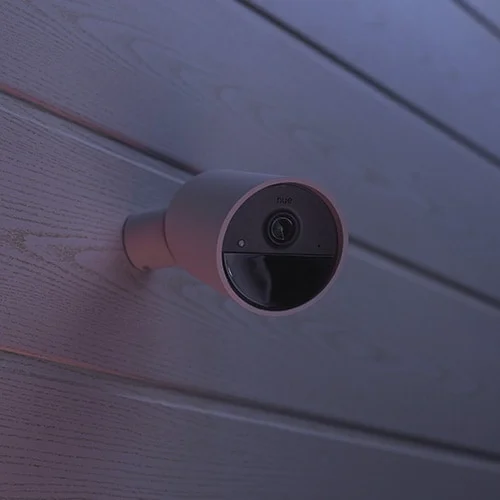 Secure battery camera